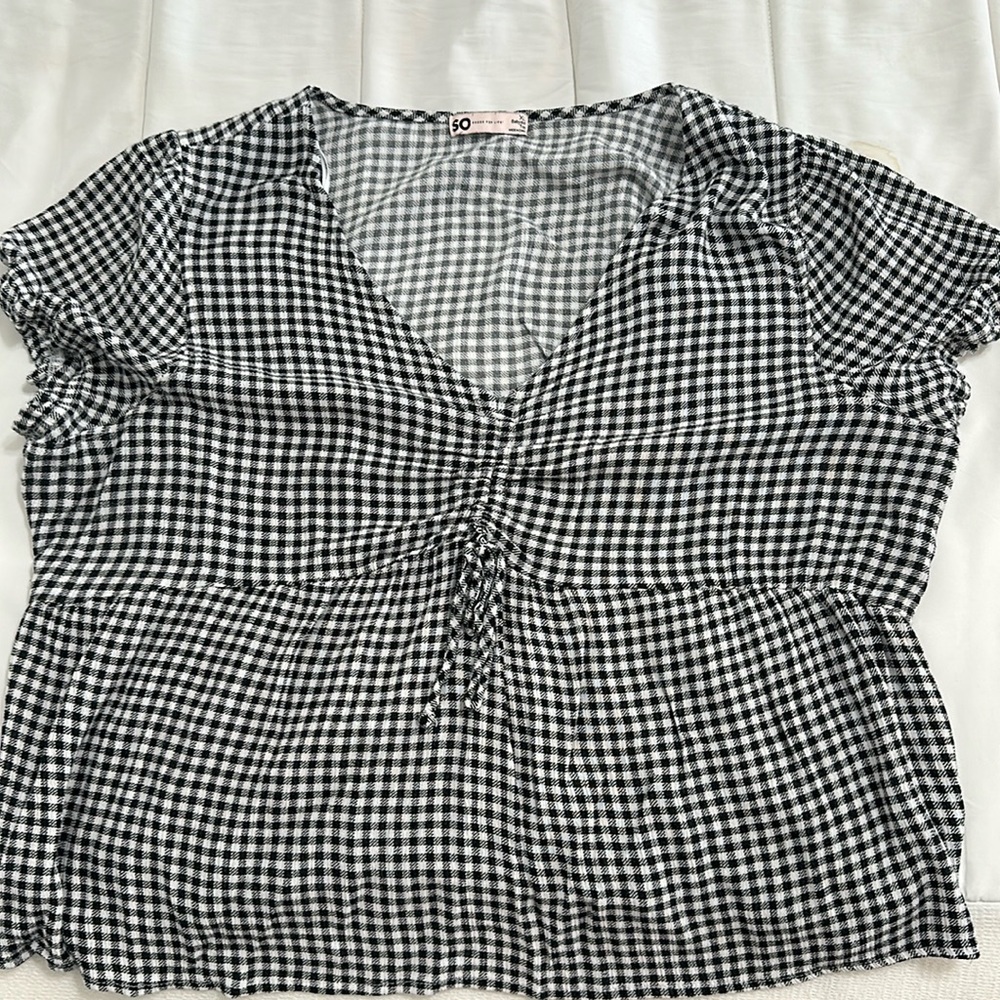 Womens baby doll cropped top